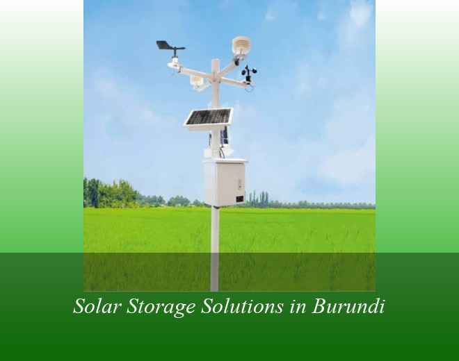 Solar Storage Solutions in Burundi